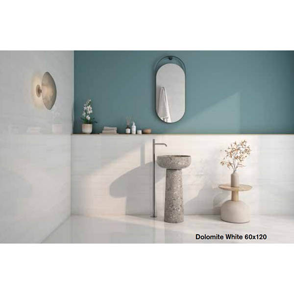 Kolossos Dolomite White Πλακάκι Δαπέδου