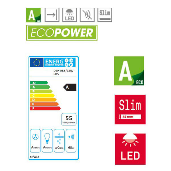 Teka DSH 786  Απορροφητήρας Καμινάδα