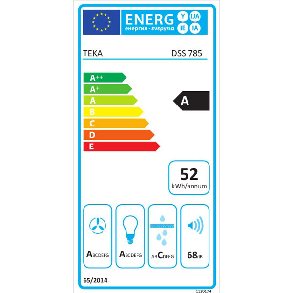 Teka TIKAL DSS 785 Ecopower Απορροφητήρας Καμινάδα