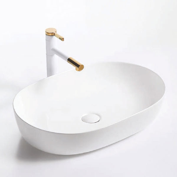 Corgres Edit White 3602 Νιπτήρας Eπικαθήμενος