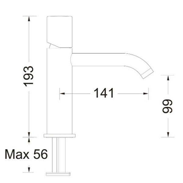 Eurorama Eletta Chester 168309-221 Bronze Brushed Μπαταρία Νιπτήρος Χαμηλή