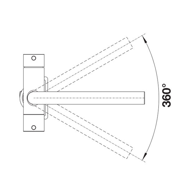 Blanco Fontas ΙΙ Satin Dark Steel 527736 Μπαταρία Κουζίνας Πάγκου