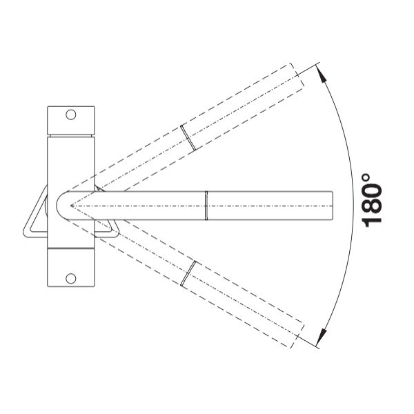 Blanco Fontas-S II Satin Platinum 527715 Μπαταρία Κουζίνας Αποσπώμενη