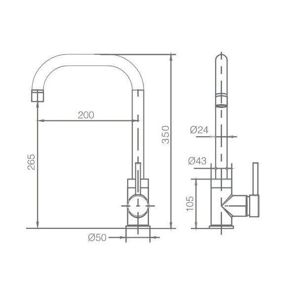 Imex Loira GCR004/NQ Μπαταρία Κουζίνας Πάγκου
