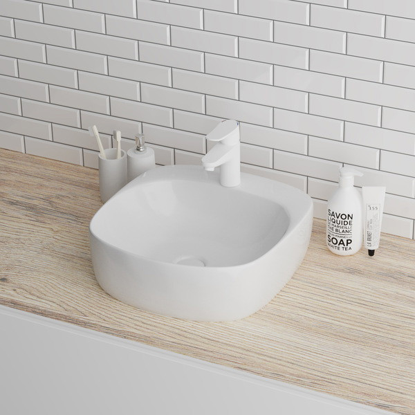 Gloria Selina White 838550 Νιπτήρας Eπικαθήμενος