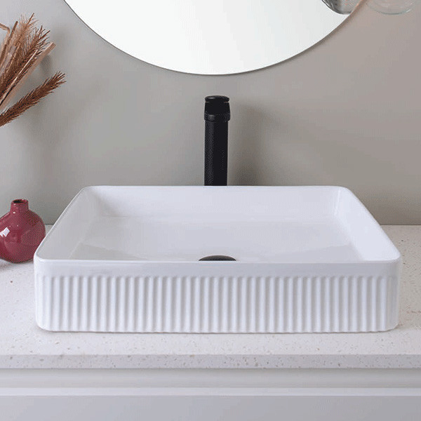 Gloria Sonar White 838636 Νιπτήρας Eπικαθήμενος