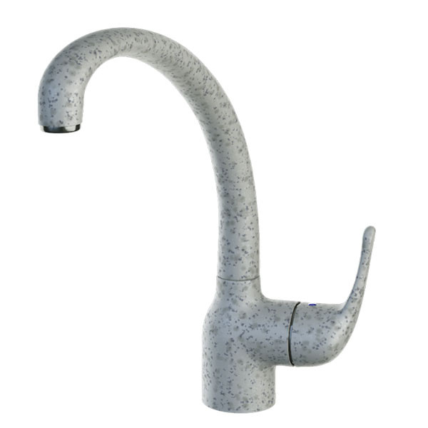 Sanitec Jolla Classic 04 Granite Grey Μπαταρία Κουζίνας Πάγκου