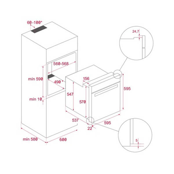 Teka Set Neo HSB 6468 SS EasySteam + IBC 64110 Προσφορές Ηλεκτρικών Συσκευών