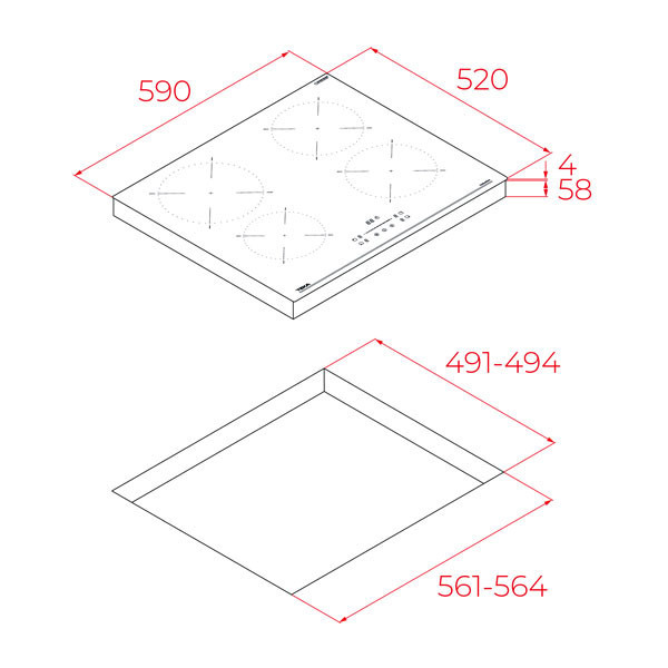 Teka Set Neo HSB 6350 SS Inox + IBC 64110 Προσφορές Ηλεκτρικών Συσκευών