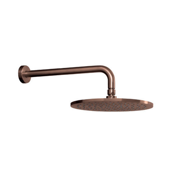 Cora Cosmo 316L Rose Gold Brushed PVD IN225-811 + IN135-811 Κεφαλή & Μπράτσο Ντους