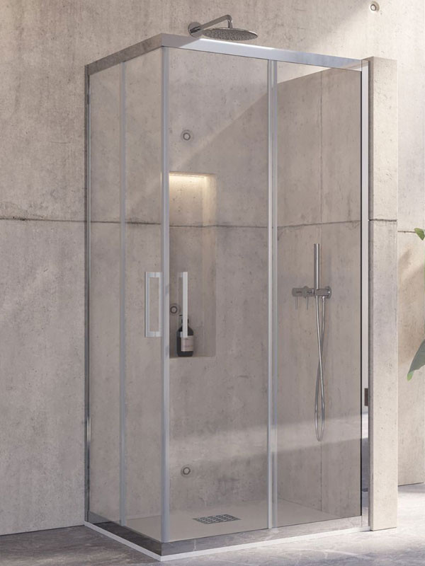 Karag Inox 100 Καμπίνα Ασύμμετρης Ντουζιέρας