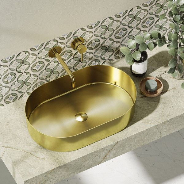 Karag Jupiter BB6808-BG PVD Oro Νιπτήρας Ανοξείδωτος