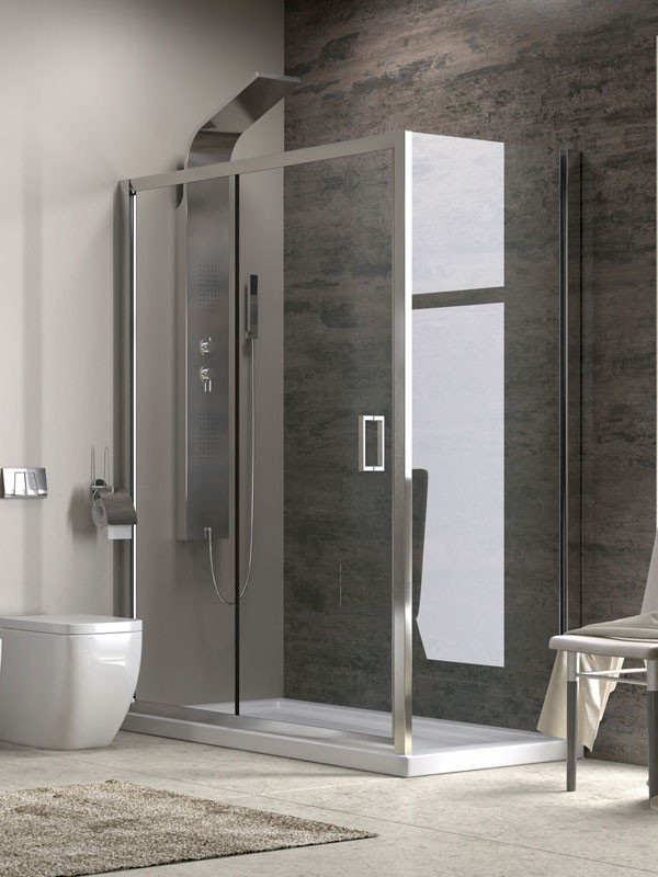 Karag New Flora 500 & SN-10 Καμπίνα Ασύμμετρης Ντουζιέρας