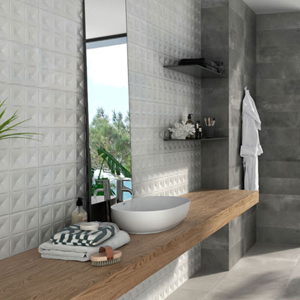 Karag Koke Gris Mate Πλακάκι Μπάνιου