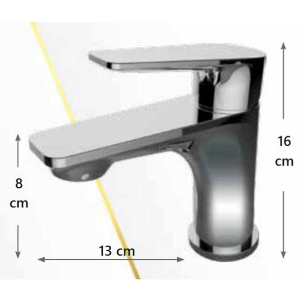 Gloria Κοmsi 428441 Μπαταρία Νιπτήρος Χαμηλή