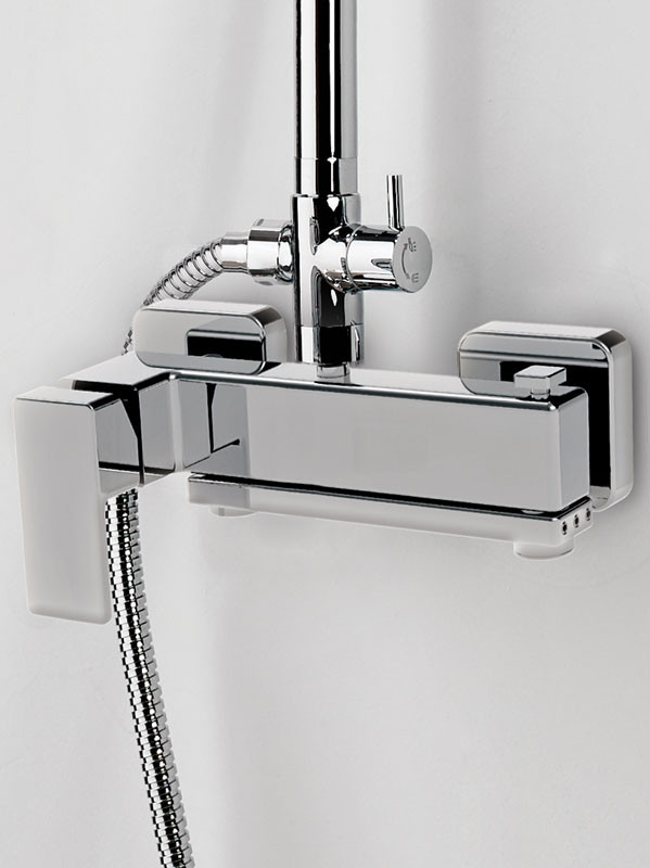 La Torre Profili Plus 46026-100 Chrome Στήλη Ντους Με Μπαταρία