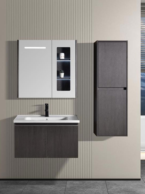 Martin Lavare 70 Grey Έπιπλο Μπάνιου Carbon PC Αδιάβροχο