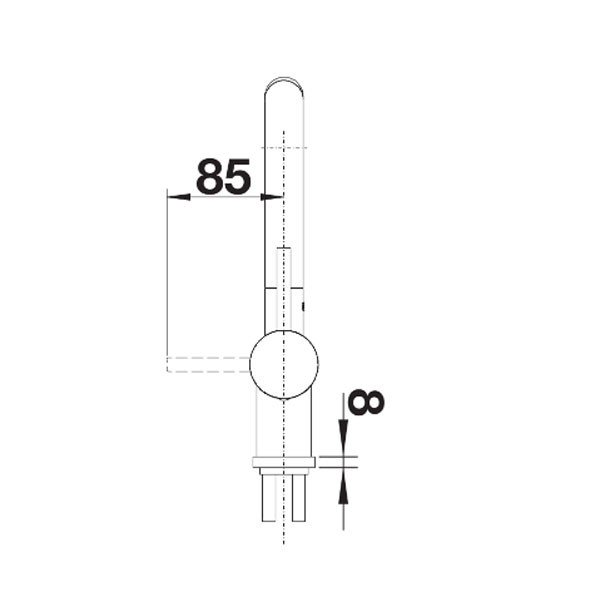 Blanco Linus Granite Anthracite 516698 Μπαταρία Κουζίνας Πάγκου