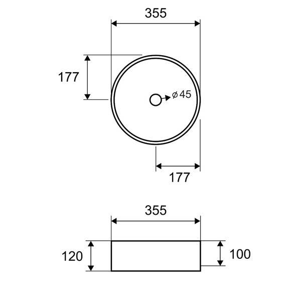 Karag LT 3134-MFBR Caffe Opaco Νιπτήρας Χρωματιστός