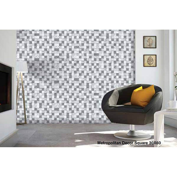 Kolossos Metropolitan Decor Square Matt Πλακάκι Κουζίνας