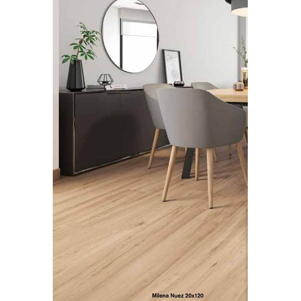 Kolossos Milena Nuez Matt Πλακάκι Δαπέδου Τύπου Ξύλου