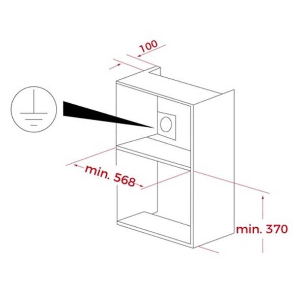 Teka ML 822 BIS L BK  Black Glass  Φούρνος Μικροκυμάτων