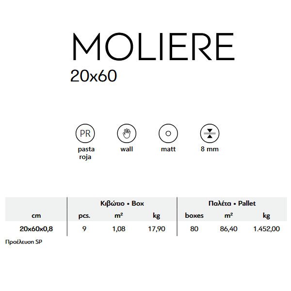 Karag Moliere Giga Bone Πλακάκι Επένδυσης