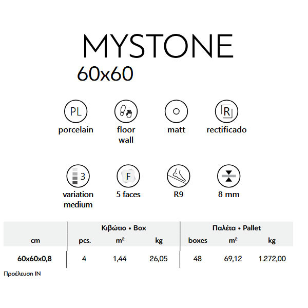 Karag Mystone Bianco Πλακάκι Δαπέδου