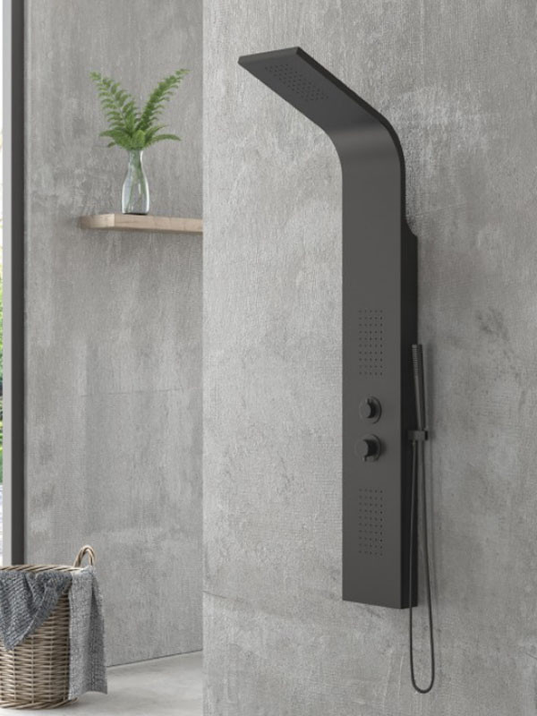 Karag Nero A7304B Στήλη Ντους Υδρομασάζ