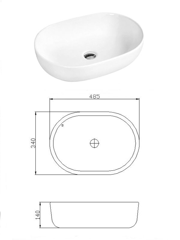 Furnibath Sevilla 80 AWH Compact White Έπιπλο Μπάνιου Λευκό