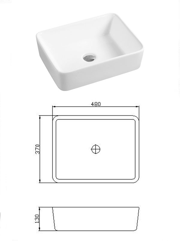 Furnibath Madrid 100 CWH Compact White Έπιπλο Μπάνιου Λευκό