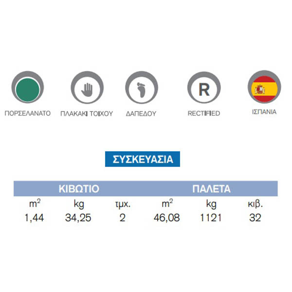 Kolossos Night Black Πλακάκι Κουζίνας