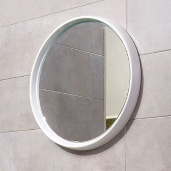 Adamidis Omicron 45 White Gloss Καθρέπτης Μπάνιου Κεραμικός