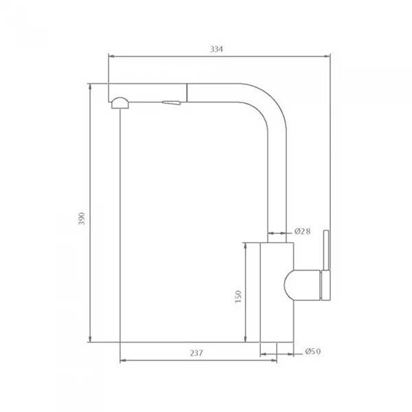 Imex Oporto GCE030/BGM Μπαταρία Κουζίνας Αποσπώμενη