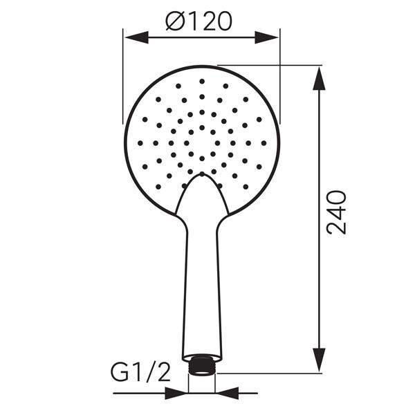 Ferro Phila S175BL Black Τηλέφωνο Μπάνιου