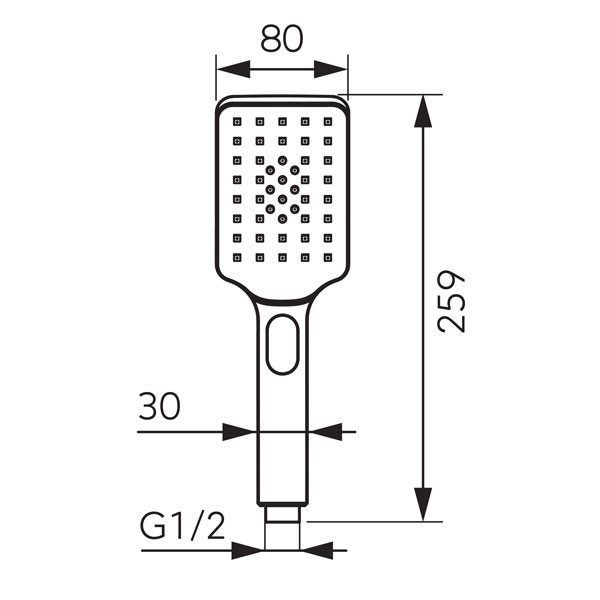 Ferro Click S350-B Τηλέφωνο Μπάνιου