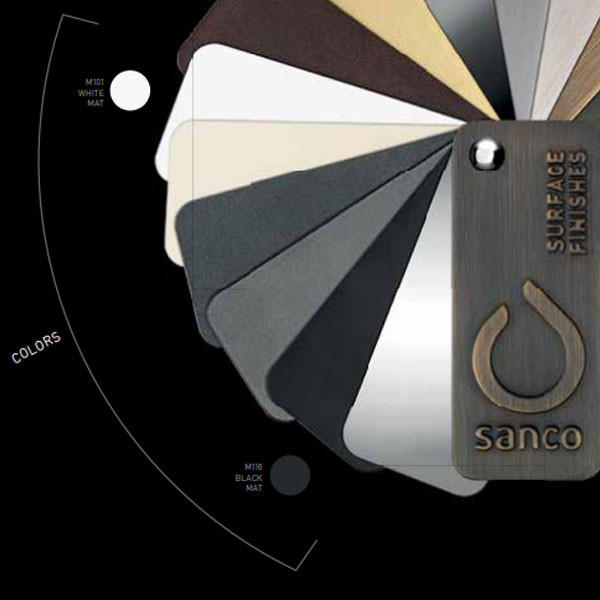 Sanco Twist Black Mat 14304-M116 Πετσετοθήκη Μονή