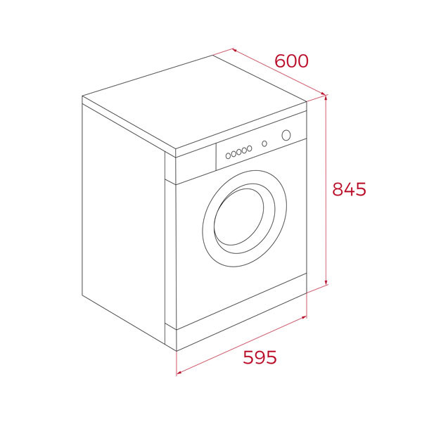 Teka SHK 70840 WH Στεγνωτήριο Ρούχων