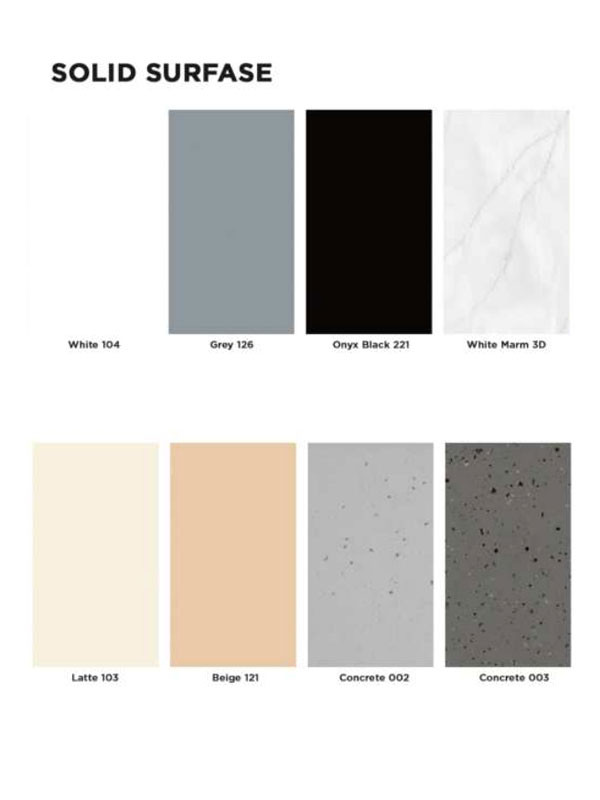 Furnibath M Έπιπλο 101 Ανάγλυφο Συνθετικό Έπιπλο Μπάνιου Μοντέρνο