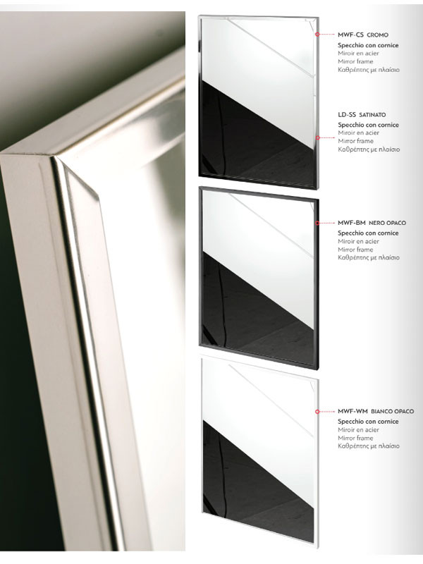 Karag Specchi MWF-WM Bianco Opaco Καθρέπτης Μπάνιου