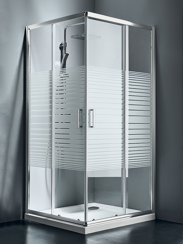 Starlet Corner Entry CS Stripes Καμπίνα Tετράγωνης Nτουζιέρας