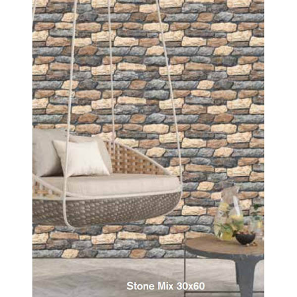 Kolossos Stone Mix Matt Πλακάκι Δαπέδου