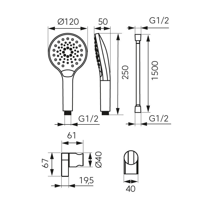 Ferro Mulo U334 Τηλέφωνο Μπάνιου