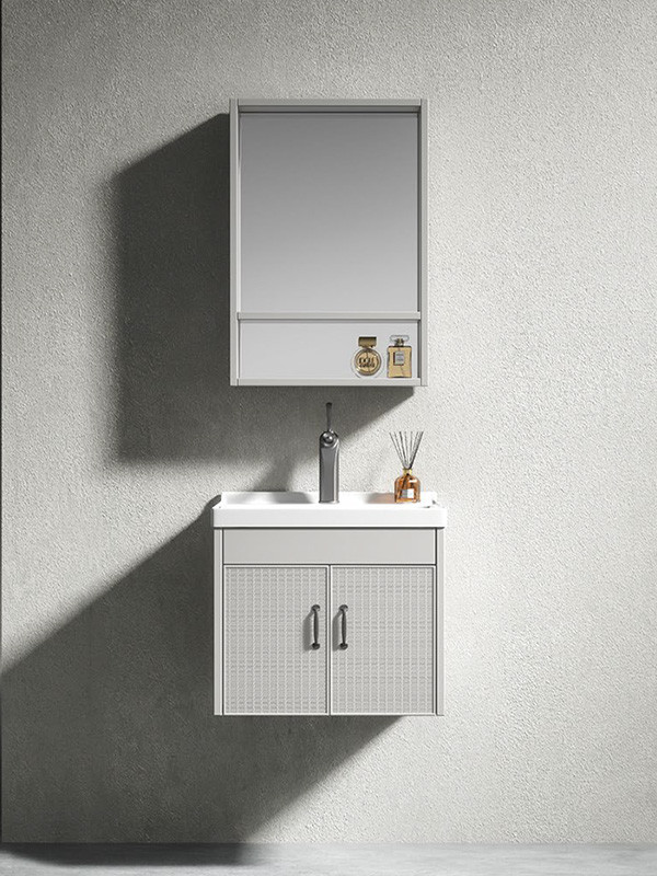 Martin Thaleia 50 Silver Grey Έπιπλο Μπάνιου HDPE High Density Αδιάβροχο