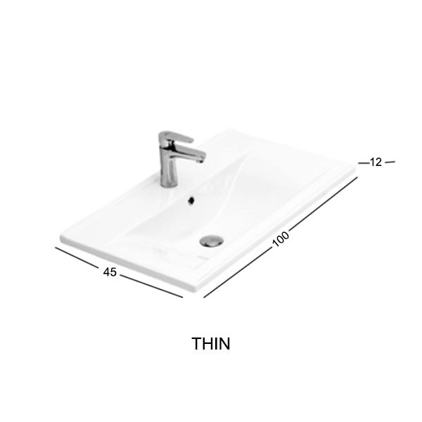 Savvo Thin THL1003 Nιπτήρας Πορσελάνη Επίπλου