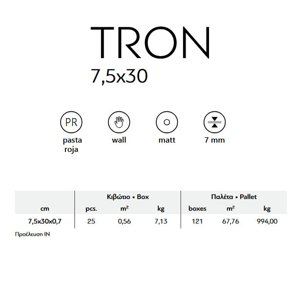 Karag Tron Brick Red Πλακάκι Κουζίνας