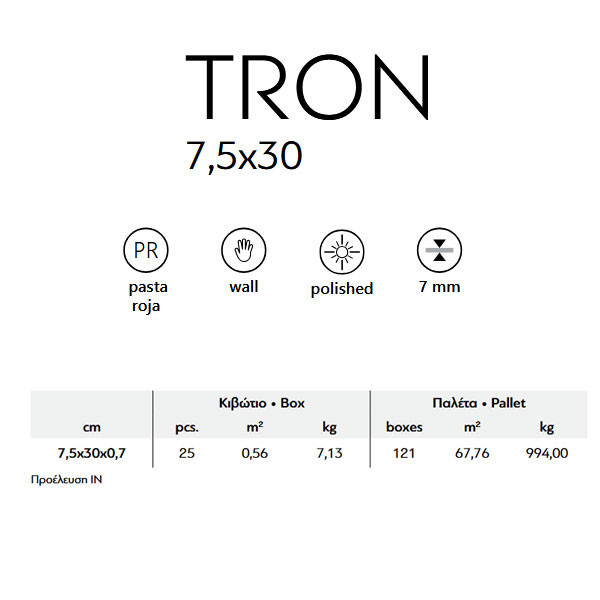 Karag Tron White Πλακάκι Επένδυσης