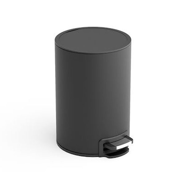 Imex VALI005/NG Μαύρο Ματ Χαρτοδοχείο Μπάνιου