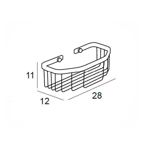 Imex VALI007/BGM Black Gun Metal Σπογγοθήκη Μπάνιου