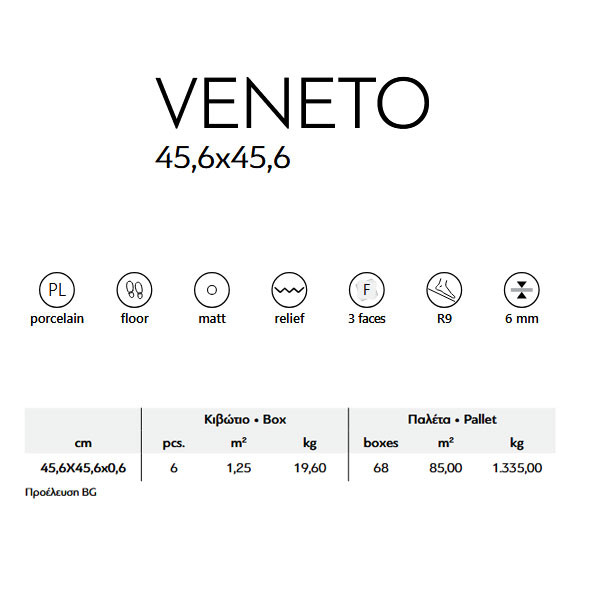 Karag Veneto Brown Πλακάκι Δαπέδου